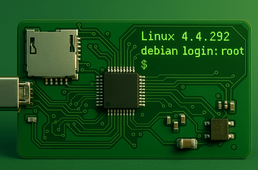 Linux на візитці: як запустити ОС на мінімалістичній PCB (Частина 1 ...